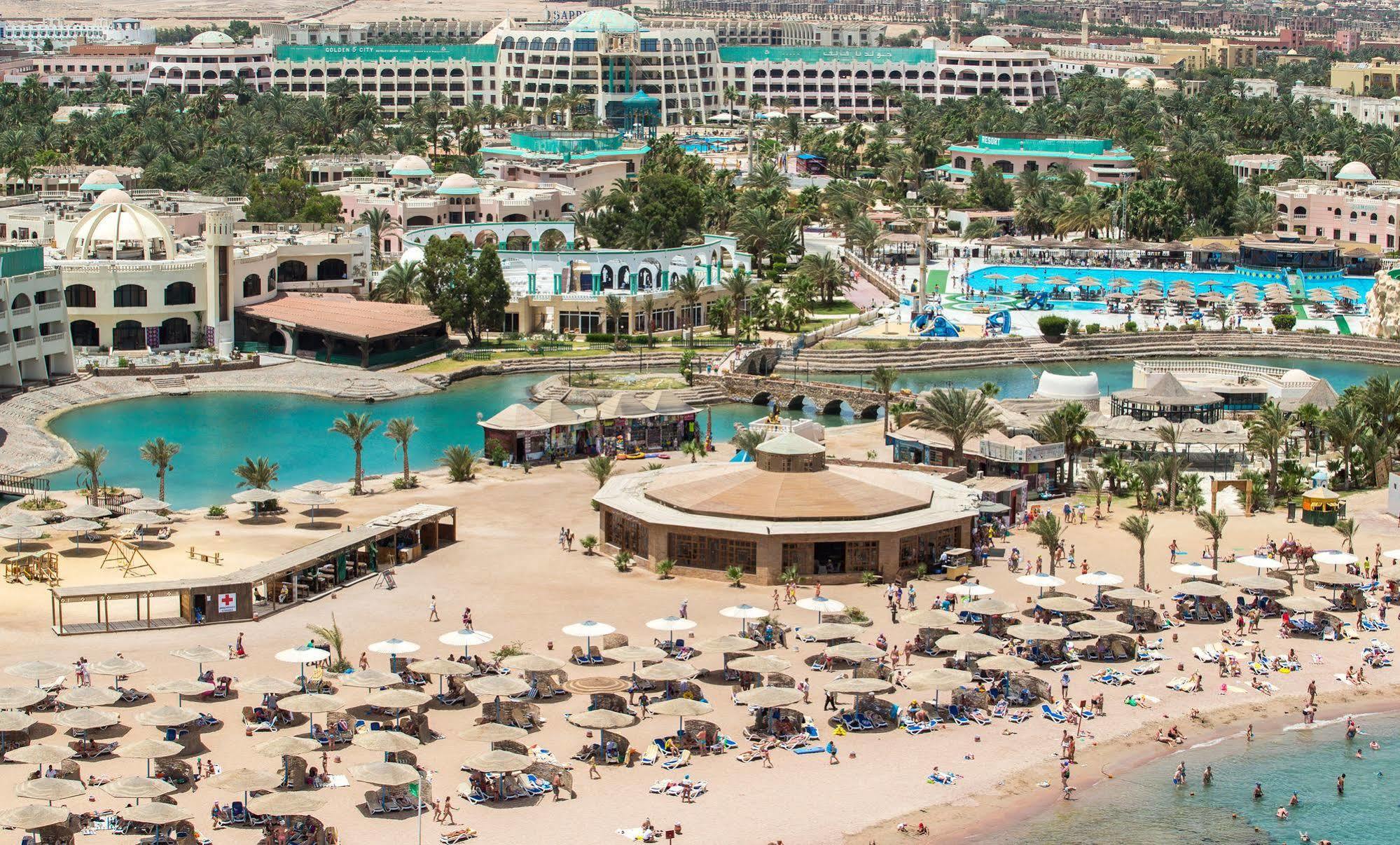 Golden 5 Sapphire Suites Hotel Hurghada Exterior foto